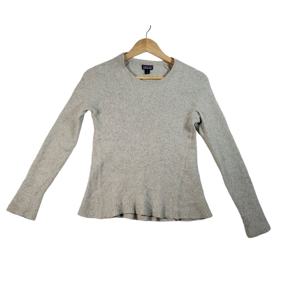 Patagonia Women's Size Medium Recycled Cashmere Knit Crew Sweater